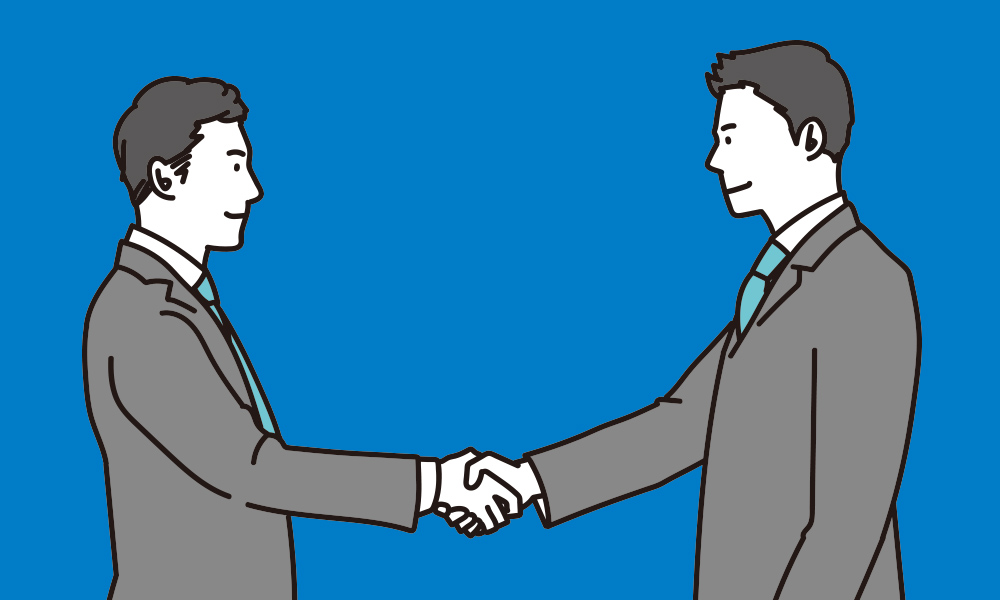 握手イラスト